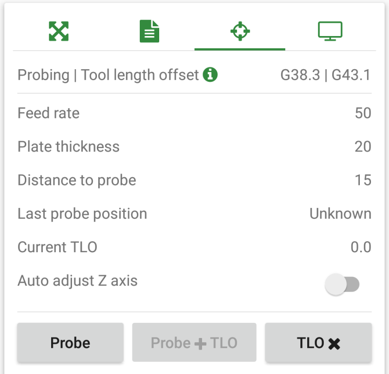 Probing and Tool Length Offset